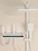 DecorBites™ Brass Shower Faucet Set with Intelligent Atmosphere Light and Pressurized System