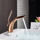 Modern matte black brass washbasin faucet bathroom single handle
