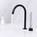 DecorBites™ Brushed Gold Widespread Basin Faucet - Two Hole Bathroom Sink Tap