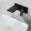 DecorBites™ Blanoir Solid Brass In-Wall Black and Brushed Gold Basin Faucet Mixer Tap