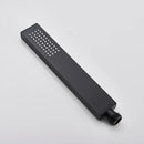 Modern matte black & brushed nickel handshower head with 150cm stainless hose bathroom accessory