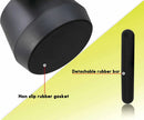 Modern matte black coffee knock box kitchen residue container