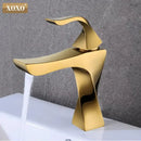 Modern matte black contemporary brass basin faucet bathroom mixer