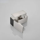 Modern matte black digital display basin faucet bathroom temperature monitor