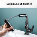 Modern matte black digital display waterfall basin faucet bathroom tap