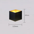 Modern matte black dual-head wall light outdoor sconce decor