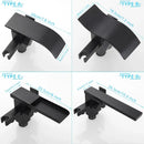 Modern matte black floor mounted bathtub faucet waterfall bathroom set