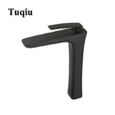 Modern matte black & gold basin faucet bathroom mixer tap