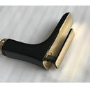 Modern matte black & gold basin faucet bathroom mixer tap
