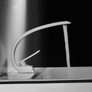 Modern matte black & gold modern basin faucet for bathroom