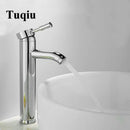 Modern matte black & gold single handle faucet wash basin mixer