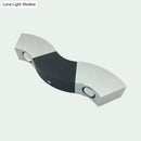 DecorBites™ Contemporary Aluminum Wall Mounted LED Sconce Light in Silver Finish with Warm/White Lighting