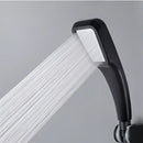 Modern matte black high pressure rainfall shower head bathroom nozzle