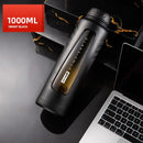 Modern matte black insulated glass water cup kitchen drinkware