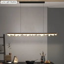 DecorBites™ Modern Matte Metal Island LED Ceiling Light with Simple Acrylic Shade