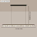 DecorBites™ Modern Matte Metal Island LED Ceiling Light with Simple Acrylic Shade