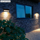 Modern matte black led outdoor wall sconce 110v-120v light fixture