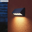 Modern matte black led outdoor wall sconce 110v-120v light fixture