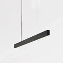Modern matte black led pendant hanging light dining room