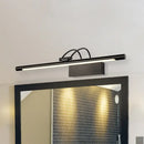 Modern matte black led vanity lamp warm white bathroom light