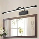 Modern matte black led wall light bathroom vanity sconce