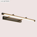 Modern matte black led wall light – restroom vanity 110v-120v
