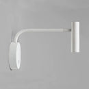 Modern matte black led wall lights bedroom adjustable reading lamp