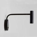 Modern matte black led wall lights bedroom adjustable reading lamp