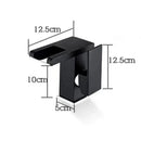 Modern matte black led waterfall basin faucet bathroom mixer tap