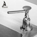 Modern matte black liquid soap dispenser kitchen lever handle
