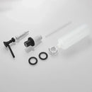 Modern matte black liquid soap dispenser kitchen lever handle
