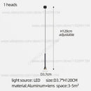 Modern matte black nordic pendant lamp for living room staircase