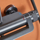 Modern matte black rainfall shower faucet set bathroom system