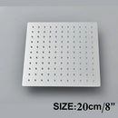 Modern matte black rainfall shower head set bathroom fixture