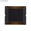 Modern matte black rectangular led wall sconce balcony outdoor light