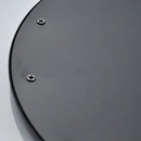 Modern matte black round brass rain shower head bathroom fixture