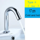 DecorBites™ Black Sensor Faucet Bathroom Sink Deck Mount Automatic Basin Faucet