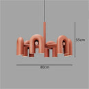 Modern matte black & silver tube wall lamp bedroom sconce