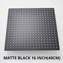 Modern matte black square rainfall shower head bathroom fixture