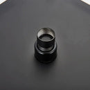 Modern matte black square rainfall shower head bathroom fixture