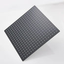 Modern matte black square rainfall shower head bathroom fixture