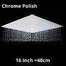 Modern matte black square rainfall shower head bathroom fixture