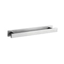 Modern matte black steel towel rack bathroom hanger