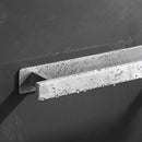 Modern matte black steel towel rack bathroom hanger