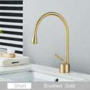 Modern matte black swivel waterfall basin faucet bathroom mixer