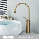 Modern matte black swivel waterfall basin faucet bathroom mixer