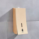 Modern matte black wall-mounted soap dispenser kitchen push label