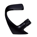 Modern matte black waterfall basin faucet bathroom sink tap