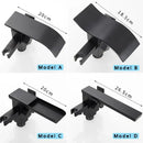 Modern matte black waterfall bathtub faucet with handheld shower bathroom