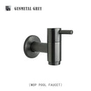 Modern matte brass black garden faucet garden wall mount spout